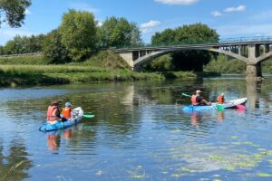 Kayak sur l'eau